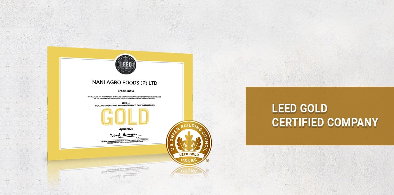 Leed Gold Certified Company